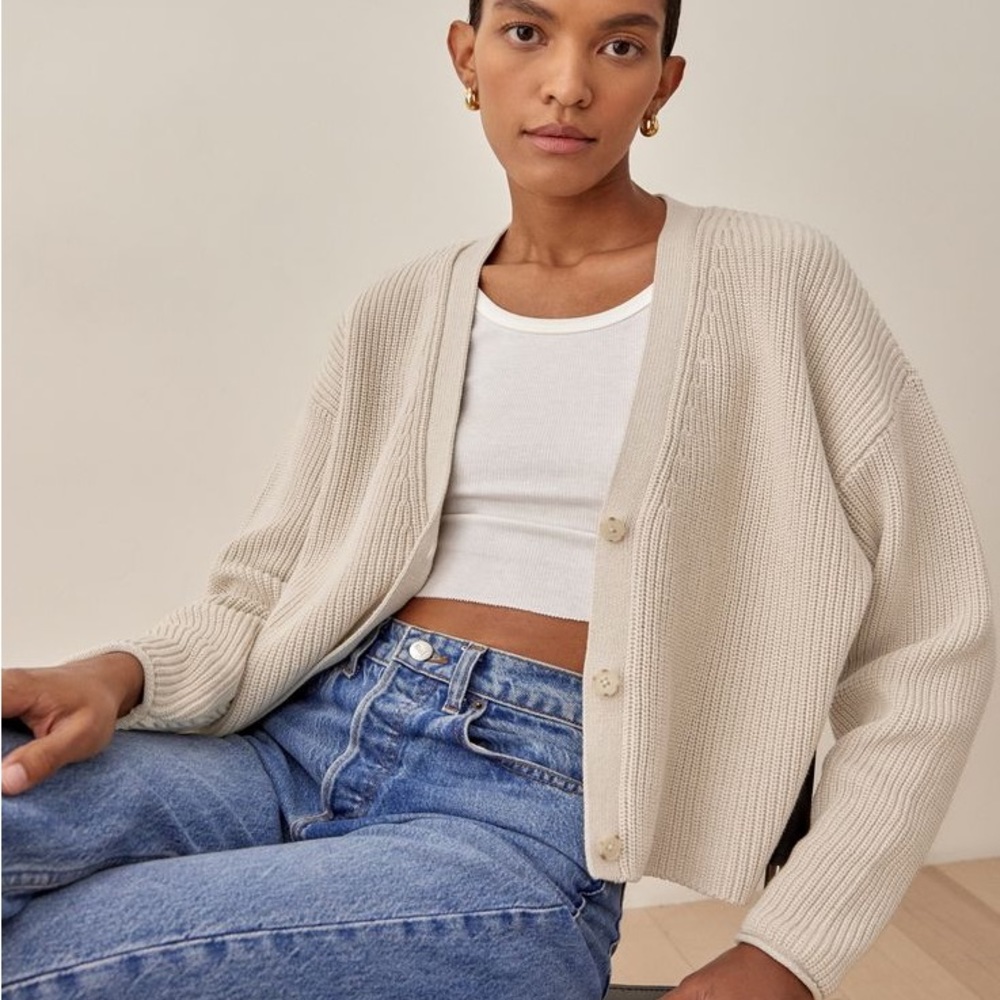Reformation Elke Cotton Cardigan